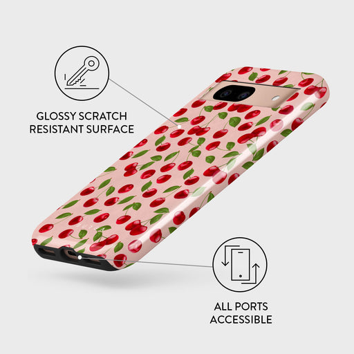 Afternoon Treat - Cherry Google Pixel 8a Case 3