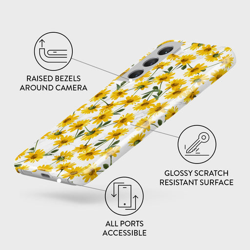 Summer Scent - Yellow Flower Samsung Galaxy S22 Plus Case 3