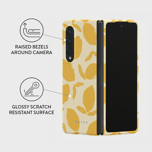 Lemon Tart - Samsung Galaxy Z Fold 4 Case 3