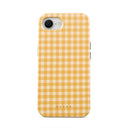 Tuscan Sun - Yellow Plaid iPhone 16e Case 1