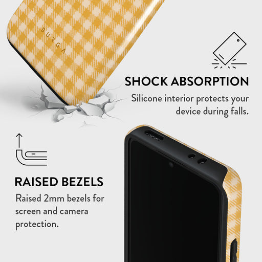 Tuscan Sun - Yellow Plaid Xiaomi 12T Case 4
