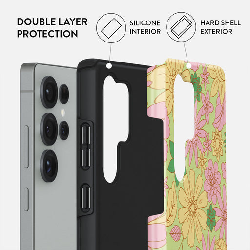 Amalfi Coast - Colorful Floral Samsung Galaxy S25 Ultra Case 2