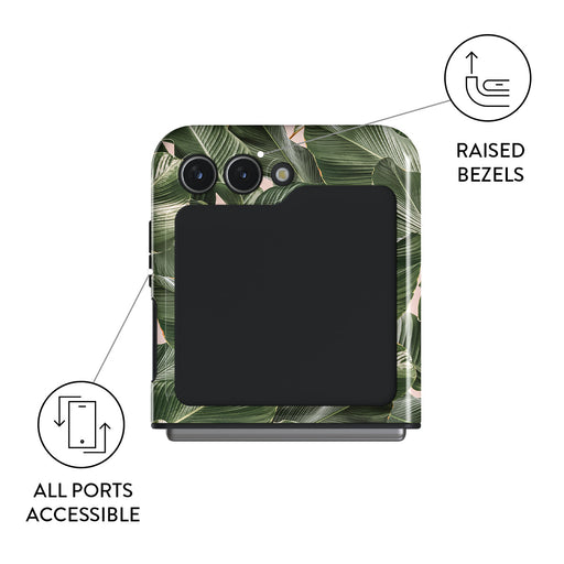 So Lush - Bannana Leaves Samsung Galaxy Z Flip 5 Case 9