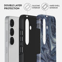 Navy Trench - Blue Samsung Galaxy S25 Case 2