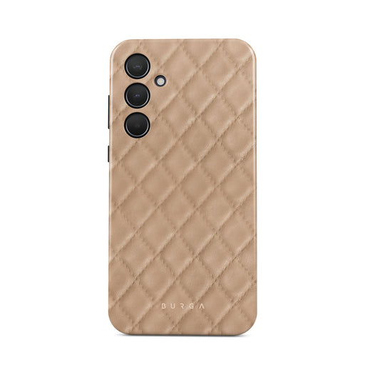 Simply Cream - Quilted Samsung Galaxy A35 Case 1