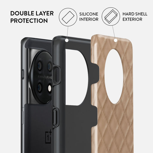 Simply Cream - Quilted OnePlus 11 Case 2