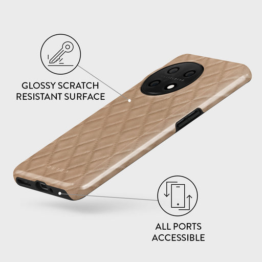 Simply Cream - Quilted OnePlus 11 Case 3
