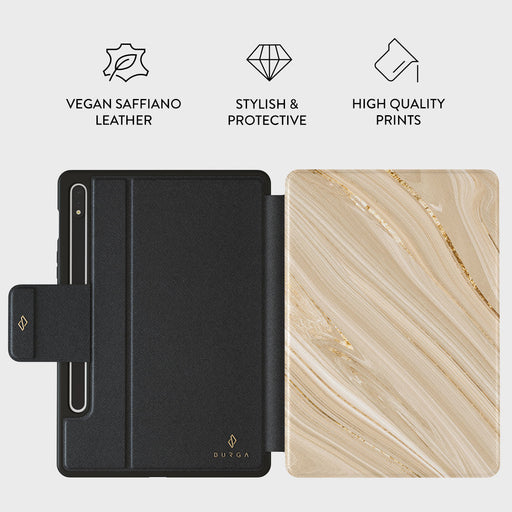 Full Glam - Beige Samsung Galaxy Tab S10+ Case 2