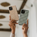 Simply Cream - Quilted iPhone 15 Plus Case 26