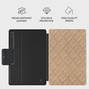 Simply Cream - Quilted Samsung Galaxy Tab S8 Ultra Case 2