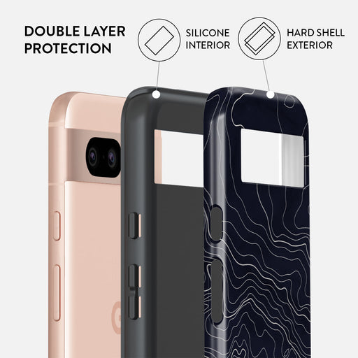 Drifting Shores - Line Art Google Pixel 8a Case 2