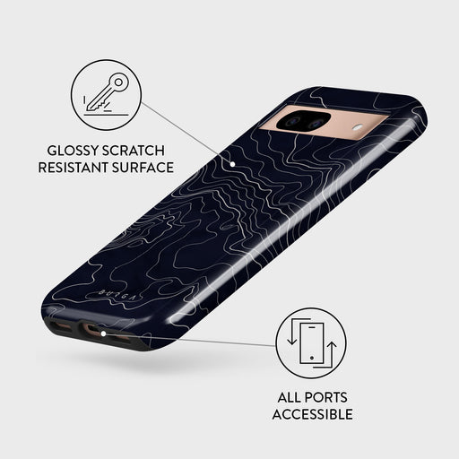 Drifting Shores - Line Art Google Pixel 8a Case 3
