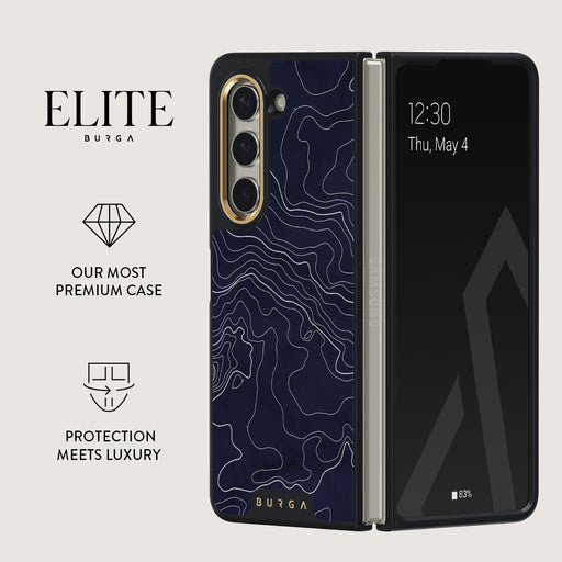 Drifting Shores - Line Art Samsung Galaxy Z Fold 5 Case 2