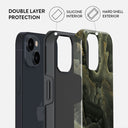 Misty Forest - Green Marble iPhone 15 Plus Case 6