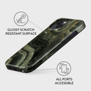 Misty Forest - Green Marble iPhone 15 Plus Case 7
