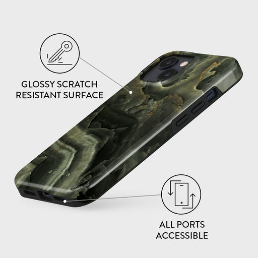 Misty Forest - Green Marble iPhone 15 Plus Case 7