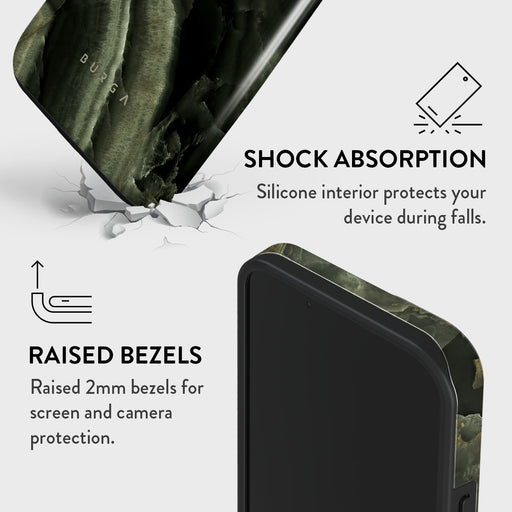 Misty Forest - Green Marble iPhone 15 Plus Case 8