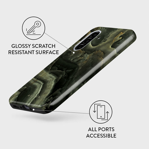 Misty Forest - Green Marble Samsung Galaxy A56 5G Case 3