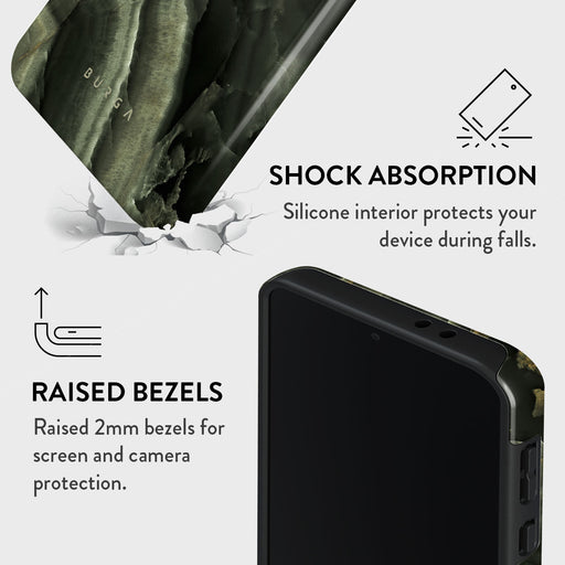 Misty Forest - Green Marble Samsung Galaxy A56 5G Case 4