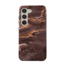 Fire Wood - Brown Marble Samsung Galaxy S23 Case 5