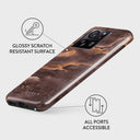 Fire Wood - Brown Marble Xiaomi 13T Pro Case 3