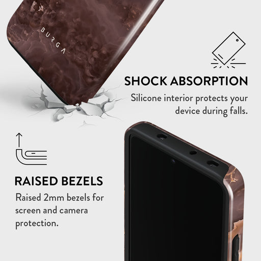 Fire Wood - Brown Marble Xiaomi 13T Pro Case 4