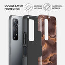 Fire Wood - Brown Marble Xiaomi Redmi Note 11 Pro+ Case 2