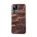 Fire Wood - Brown Marble Xiaomi 12T Pro Case 1