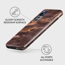 Fire Wood - Brown Marble Xiaomi 12T Pro Case 3
