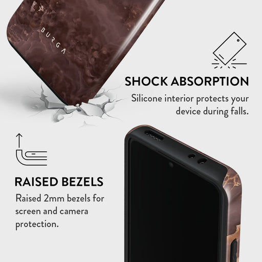 Fire Wood - Brown Marble Xiaomi 12T Pro Case 4