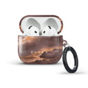 Fire Wood - Brown Marble AirPods 4 Case 1
