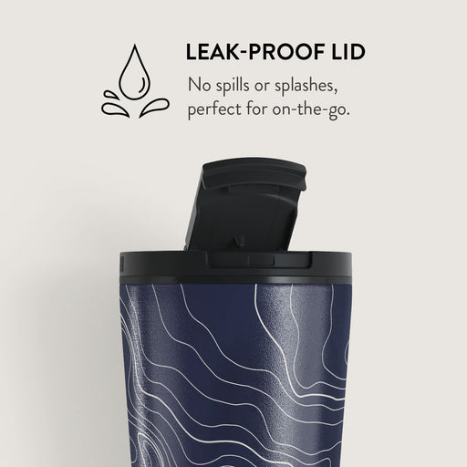 Drifting Shores - Line Art Travel Mug 11