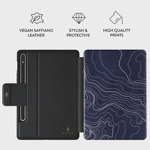 Drifting Shores - Line Art Samsung Galaxy Tab S9 Case 2