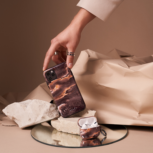 Fire Wood - Brown Marble AirPods 4 Case 6