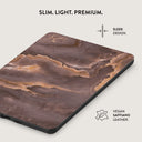 Fire Wood - Brown Marble Kindle Paperwhite (11th Gen) Case 6