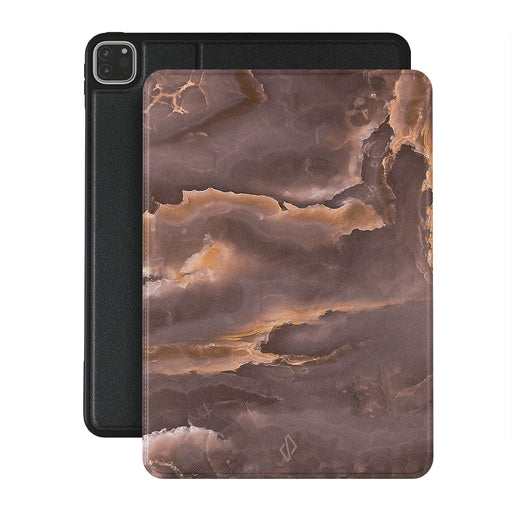 Fire Wood - Brown Marble iPad Pro 12.9 (6th/5th Gen) Case 1