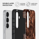 Toasted Chestnut - Brown Samsung Galaxy S25 Case 2