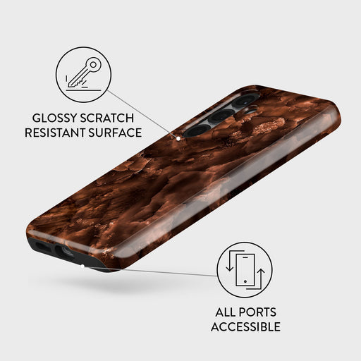 Toasted Chestnut - Brown Samsung Galaxy S25 Case 3