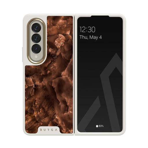 Toasted Chestnut - Brown Samsung Galaxy Z Fold 4 Case