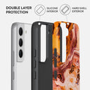 Pumpkin Spice - Orange Samsung Galaxy S22 Case 6