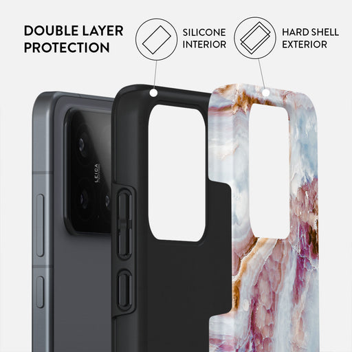 Frozen Leaves - Cute Marble Xiaomi 15 Case 2