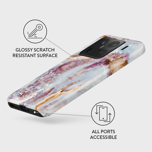 Frozen Leaves - Cute Marble Xiaomi 15 Case 3
