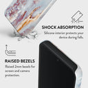 Frozen Leaves - Cute Marble Xiaomi 15 Case 4