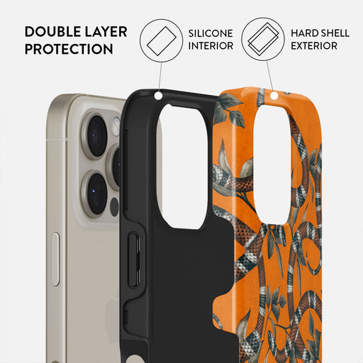 Bitter Apricot - Snake iPhone 16 Pro Max Case 2