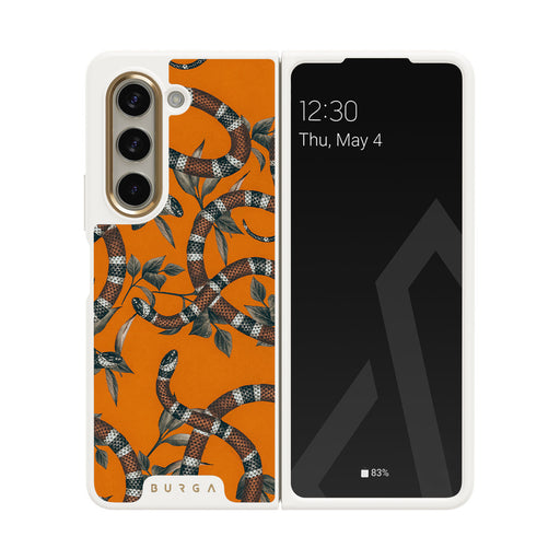 Bitter Apricot - Snake Samsung Galaxy Z Fold 5 Case