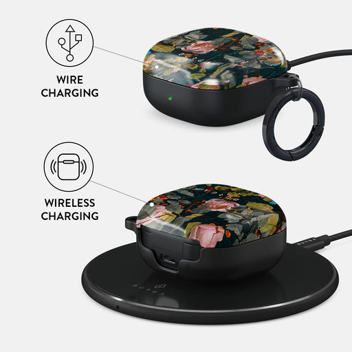 Bloomy Garden - Vintage Samsung Galaxy Buds Pro Case 3