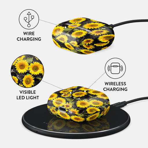 Sunflower Glimmer - AirPods 4 Case 3