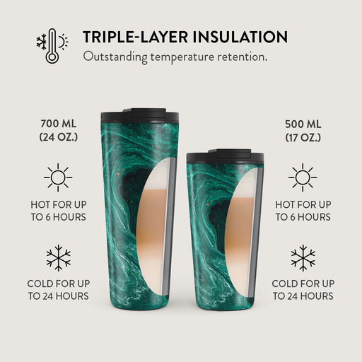 Emerald Pool - Elegant Travel Mug 13