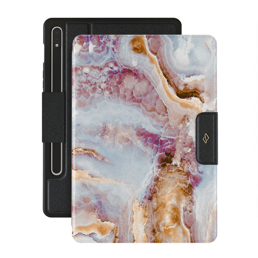 Frozen Leaves - Cute Marble Samsung Galaxy Tab S8+/S7+/S7 FE Case 1