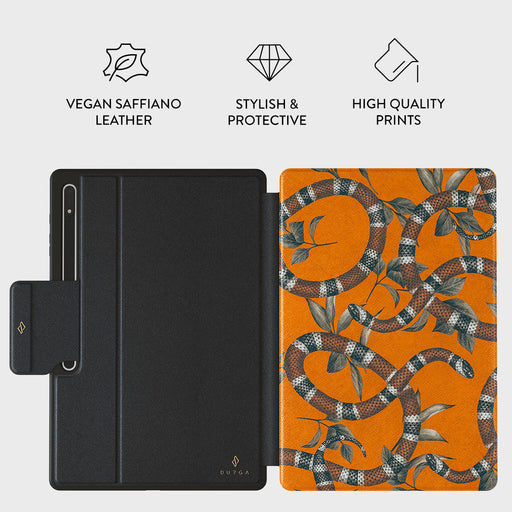 Bitter Apricot - Snake Samsung Galaxy Tab S9 Ultra Case 2